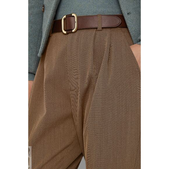 Ralph Lauren Polo Pleated Stretch Jodhpur High Rise Pant | Women's Size 14 $225 - Picture 4 of 6